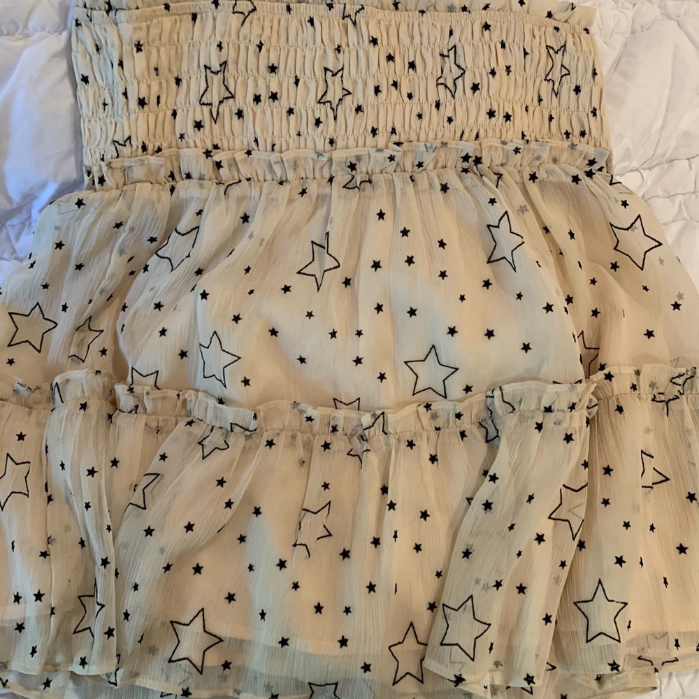 Star ruffle skirt